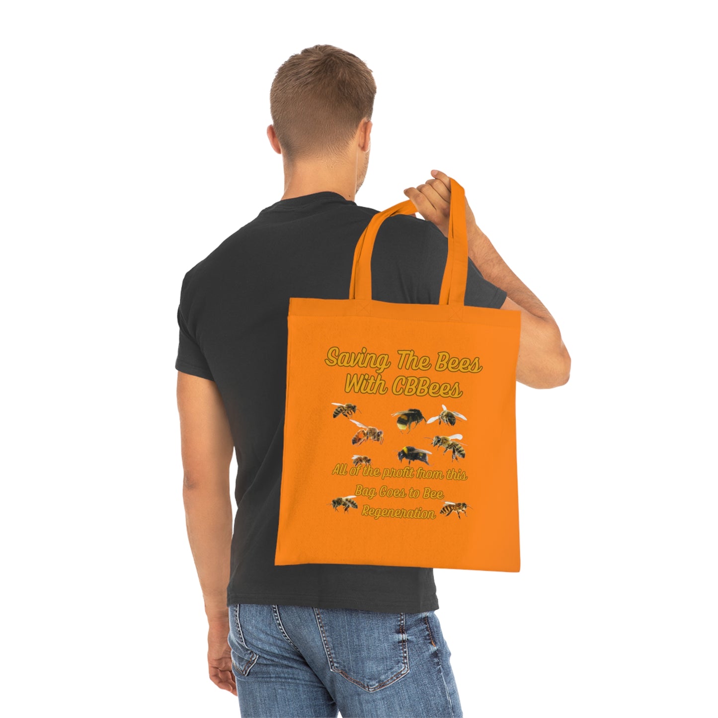 Saving the Bees Cotton Tote for Bee Lovers