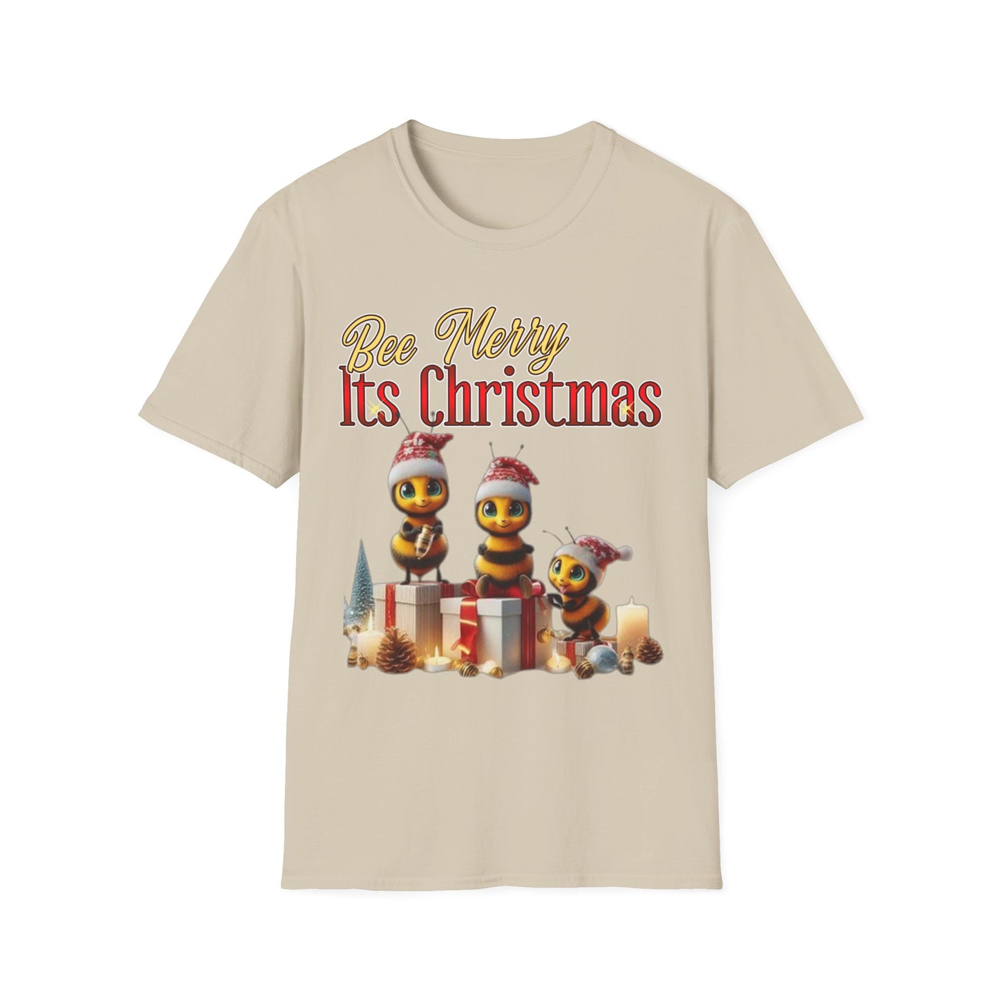 Bee Merry Its Christmas T-Shirt