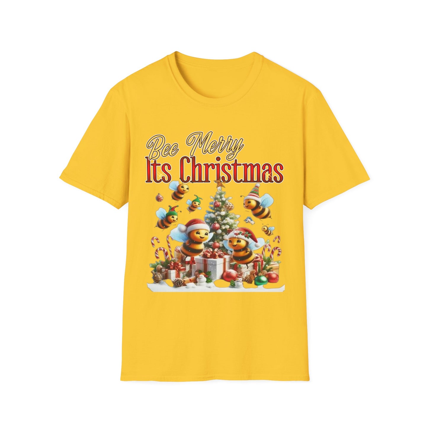 Bee Merry Its Christmas T-Shirt