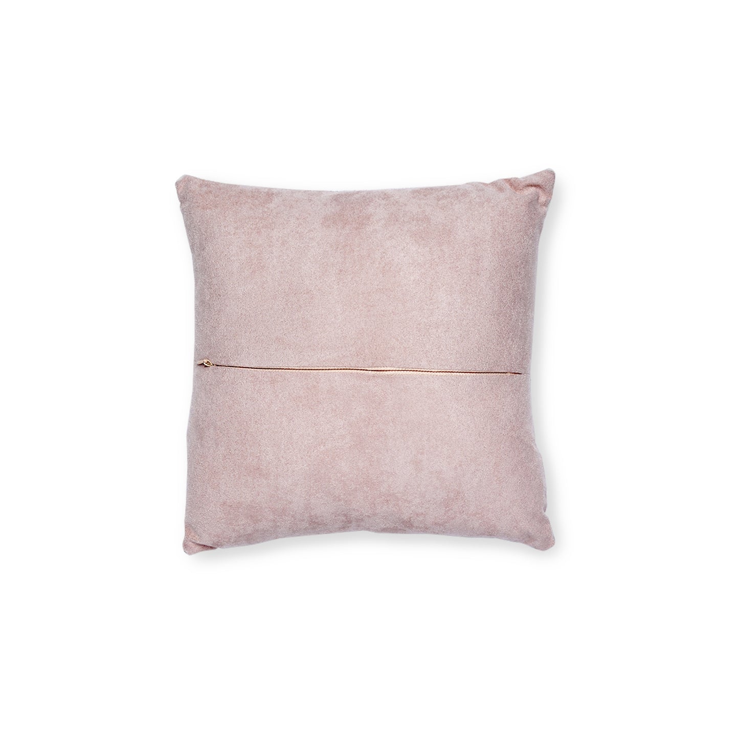 Bee Flower Square Pillow - Pink Back