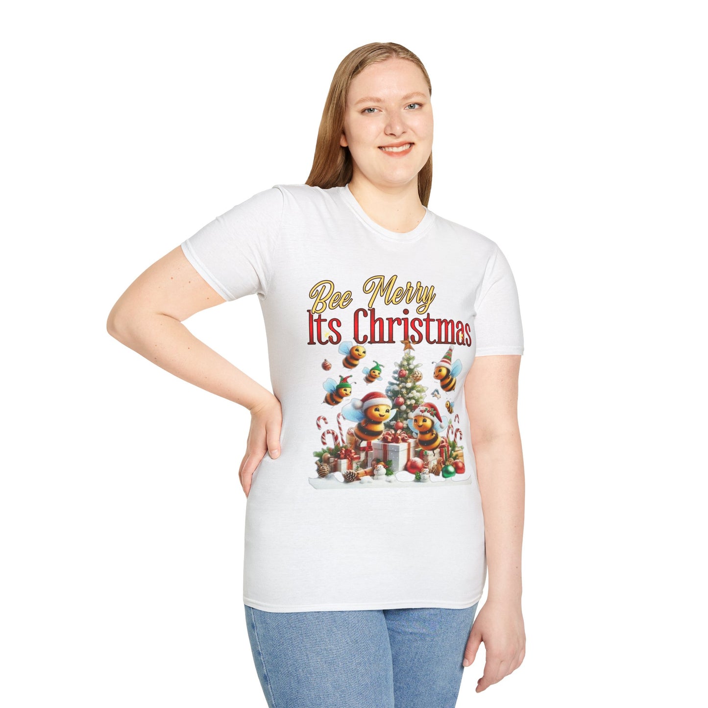 Bee Merry Its Christmas T-Shirt