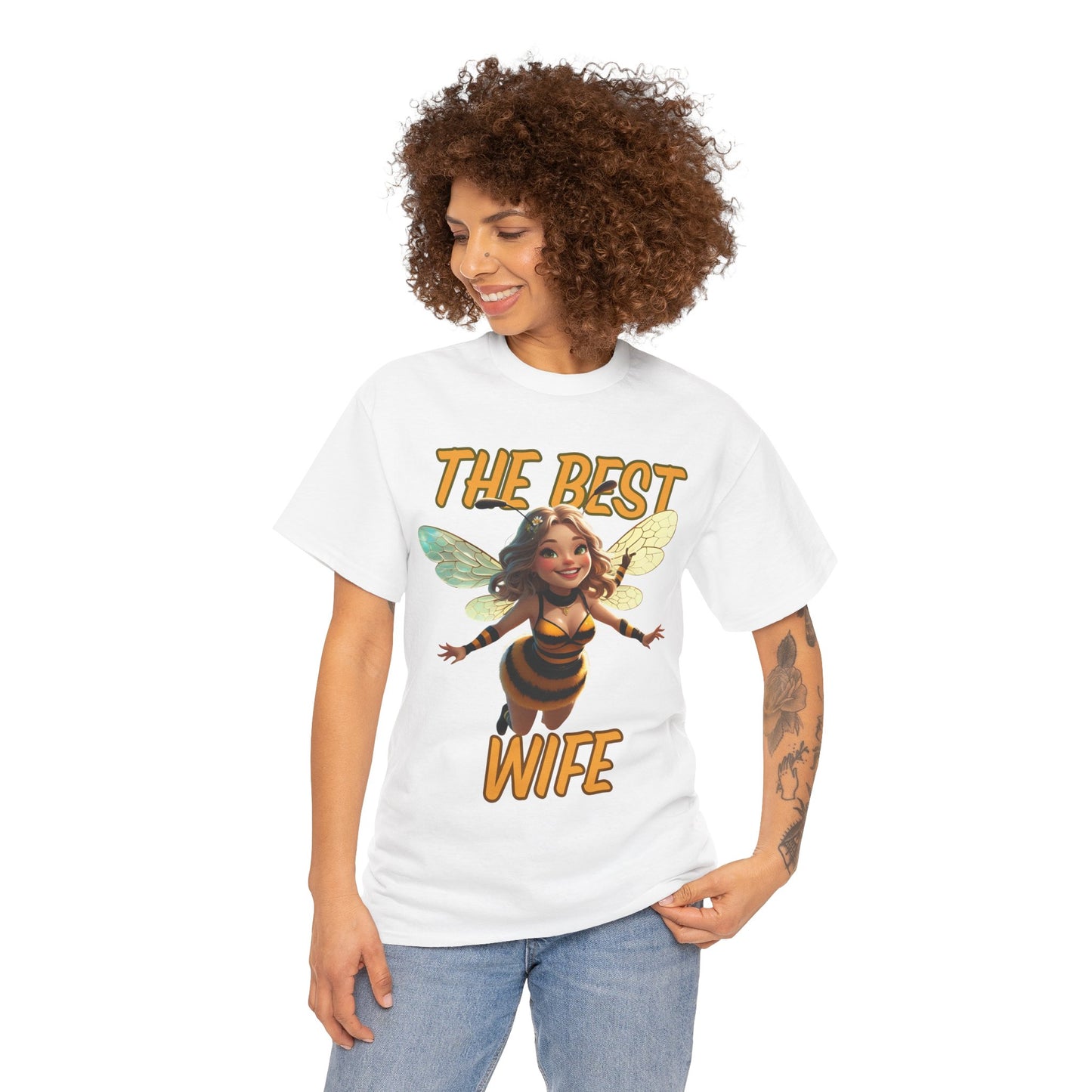 The Best Wife T-Shirt, Gift for Spouses, Cute Couple Apparel, Fun Wife Gift, Anniversary Celebration Tee