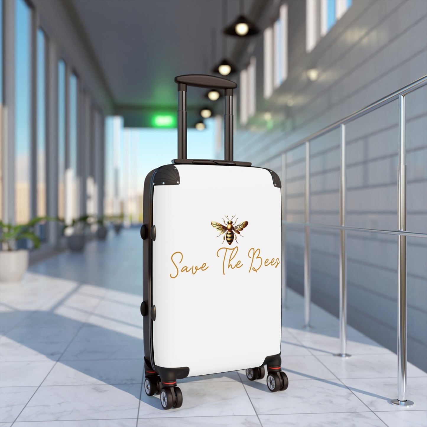 Travel Suitcase - Save The Bees Eco-Friendly Luggage for Adventurers