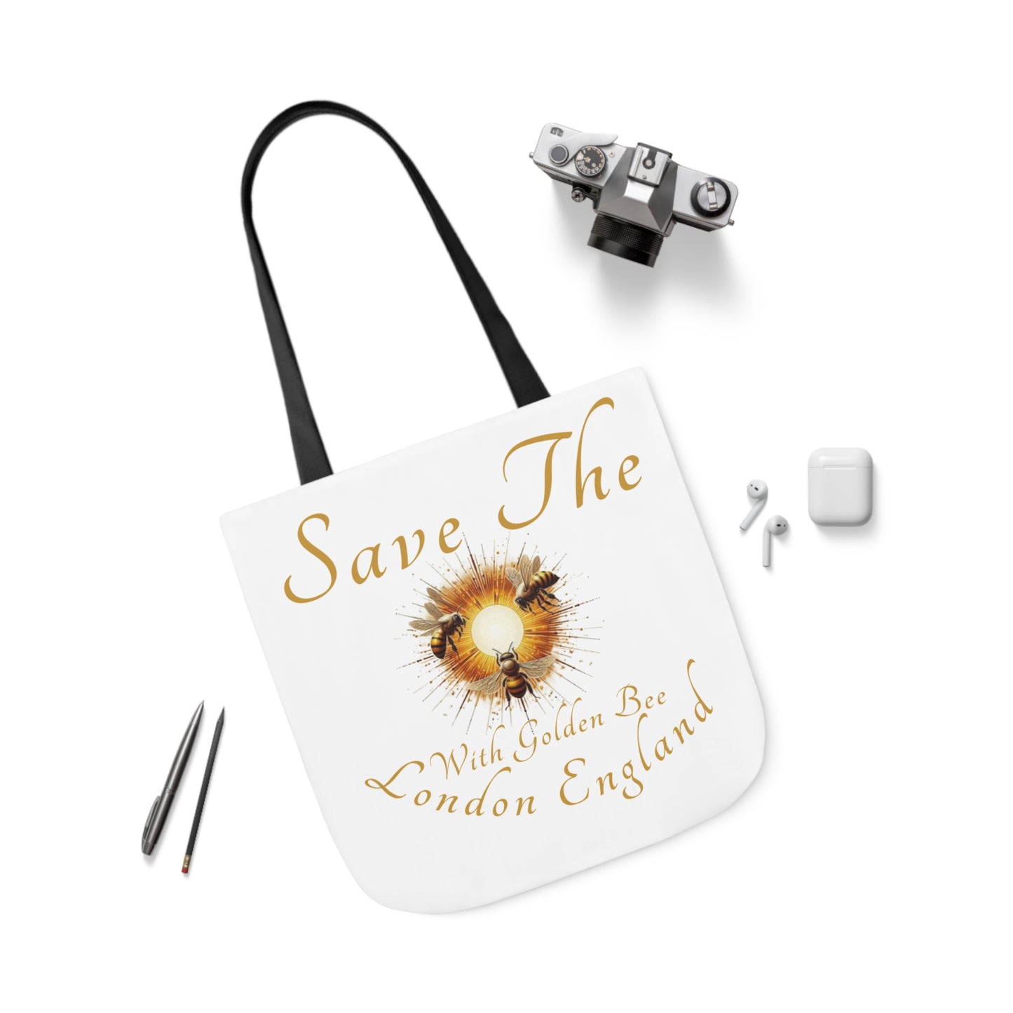 Save The Bees Canvas Tote Bag