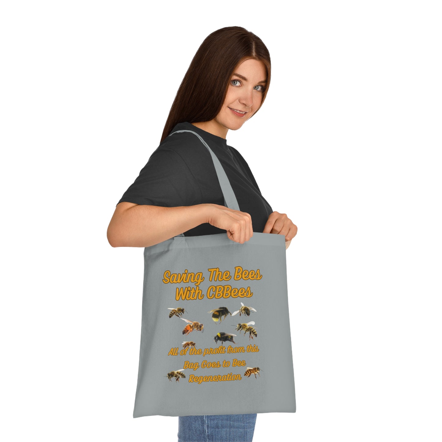 Saving the Bees Cotton Tote for Bee Lovers