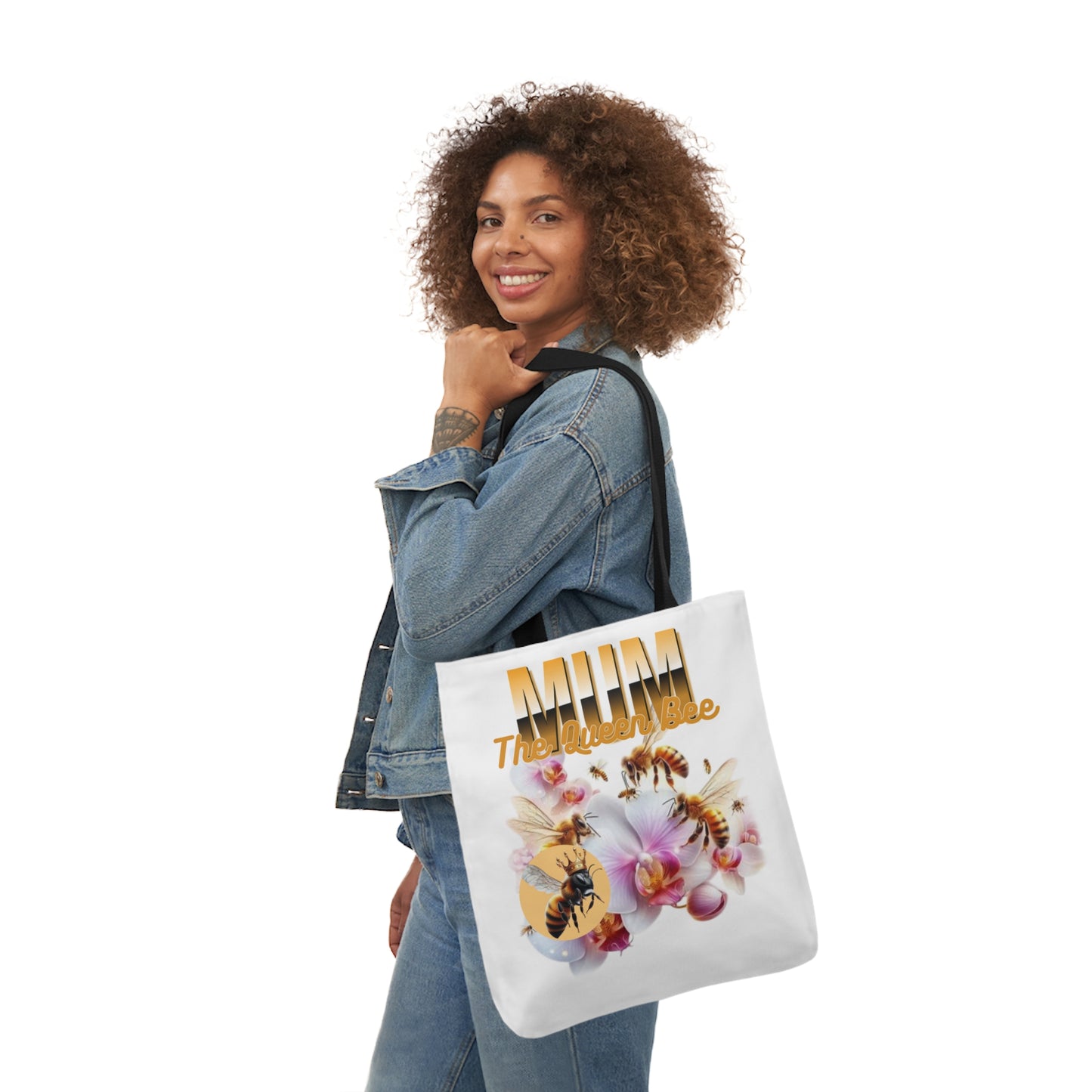 Queen Bee Canvas Tote Bag