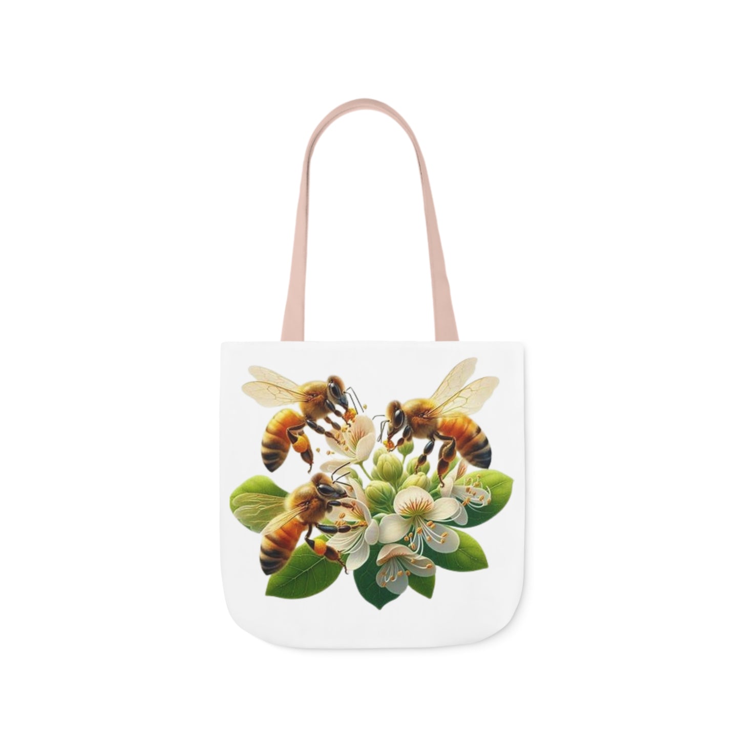 Bee-Themed Canvas Tote Bag