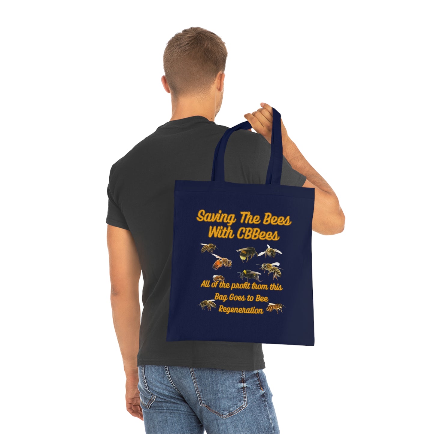 Saving the Bees Cotton Tote for Bee Lovers