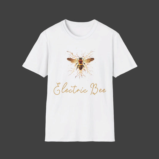 Electric Bee T Shirt from CBBees.shop the worlds best bee themed product store