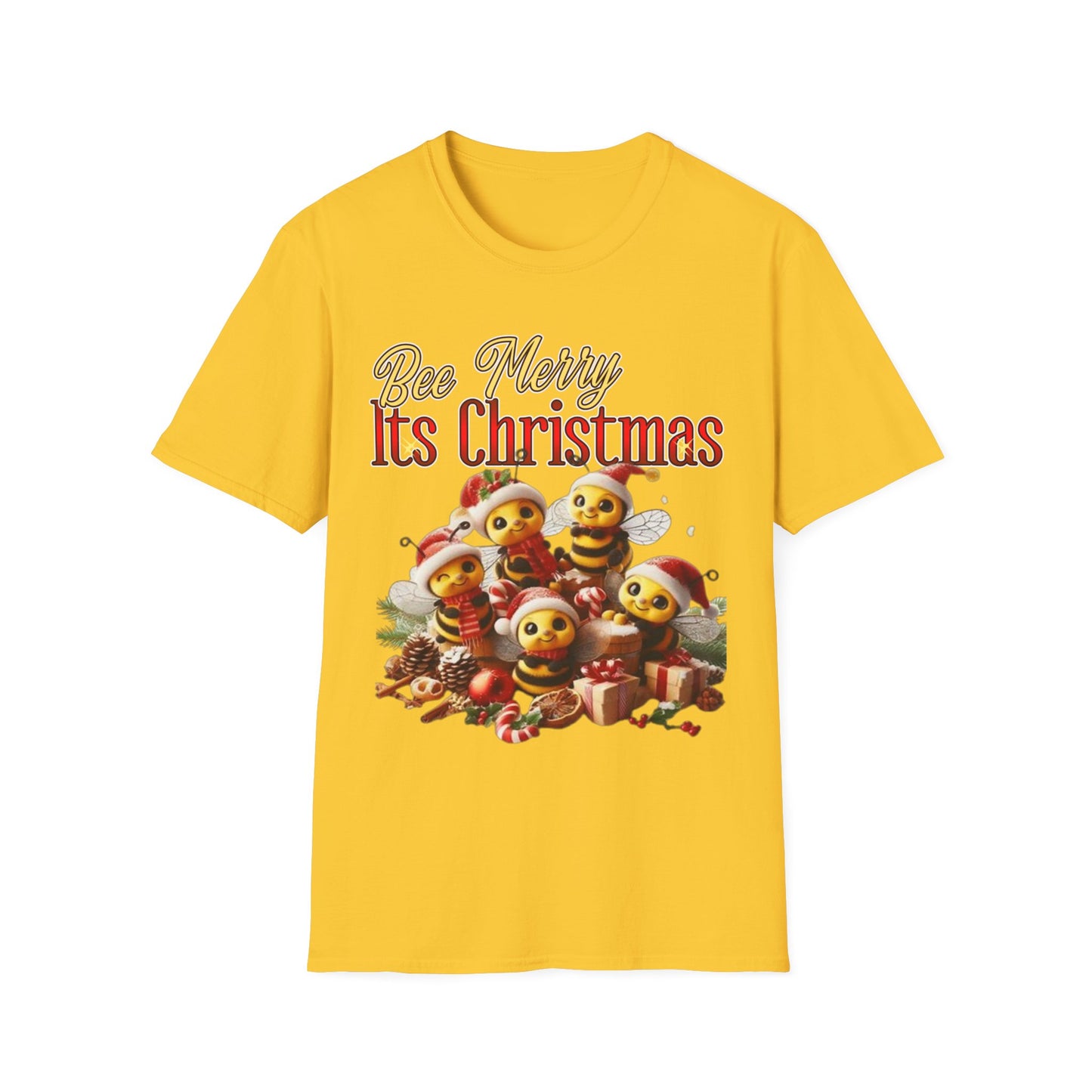 Bee Merry Its Christmas T-Shirt