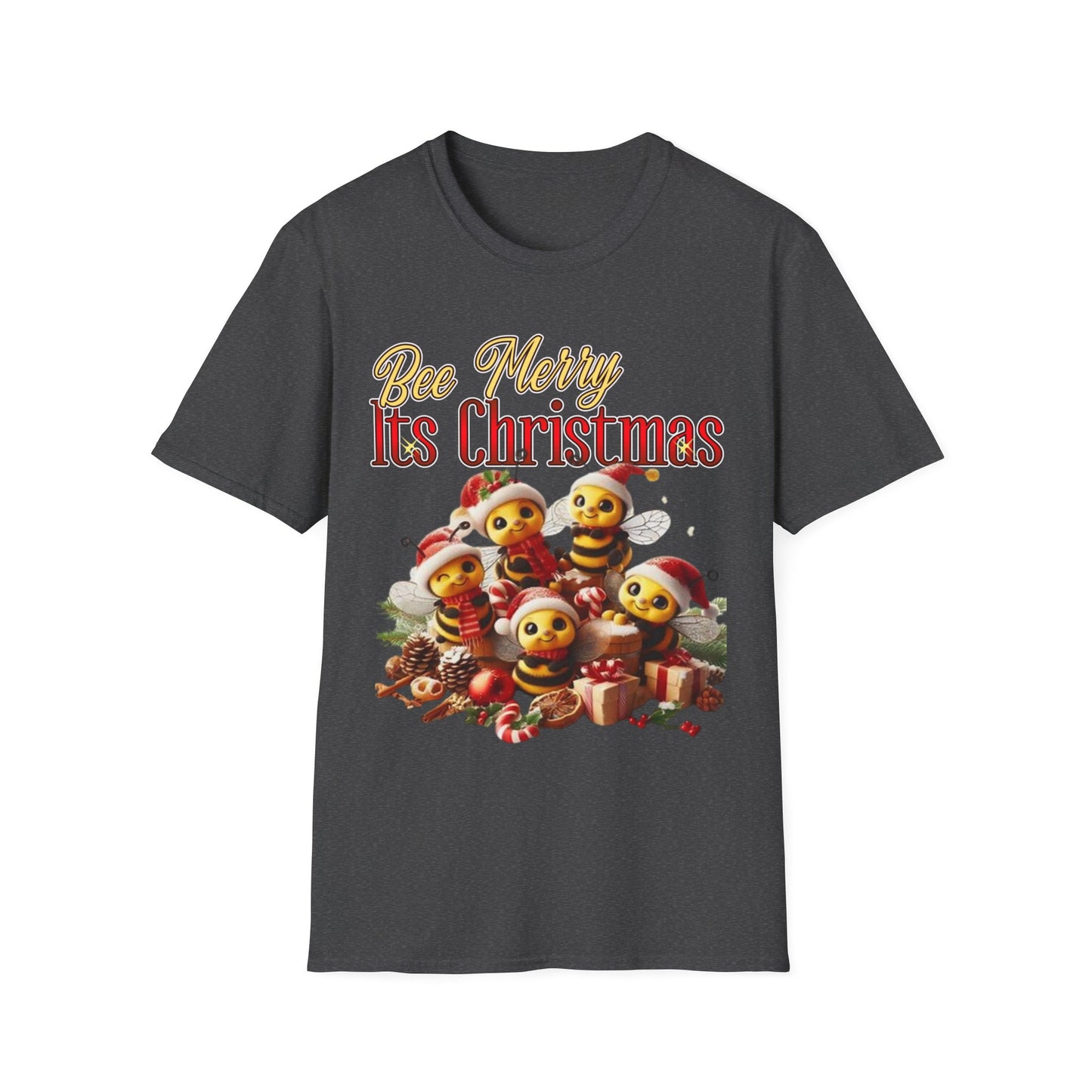 Bee Merry Its Christmas T-Shirt