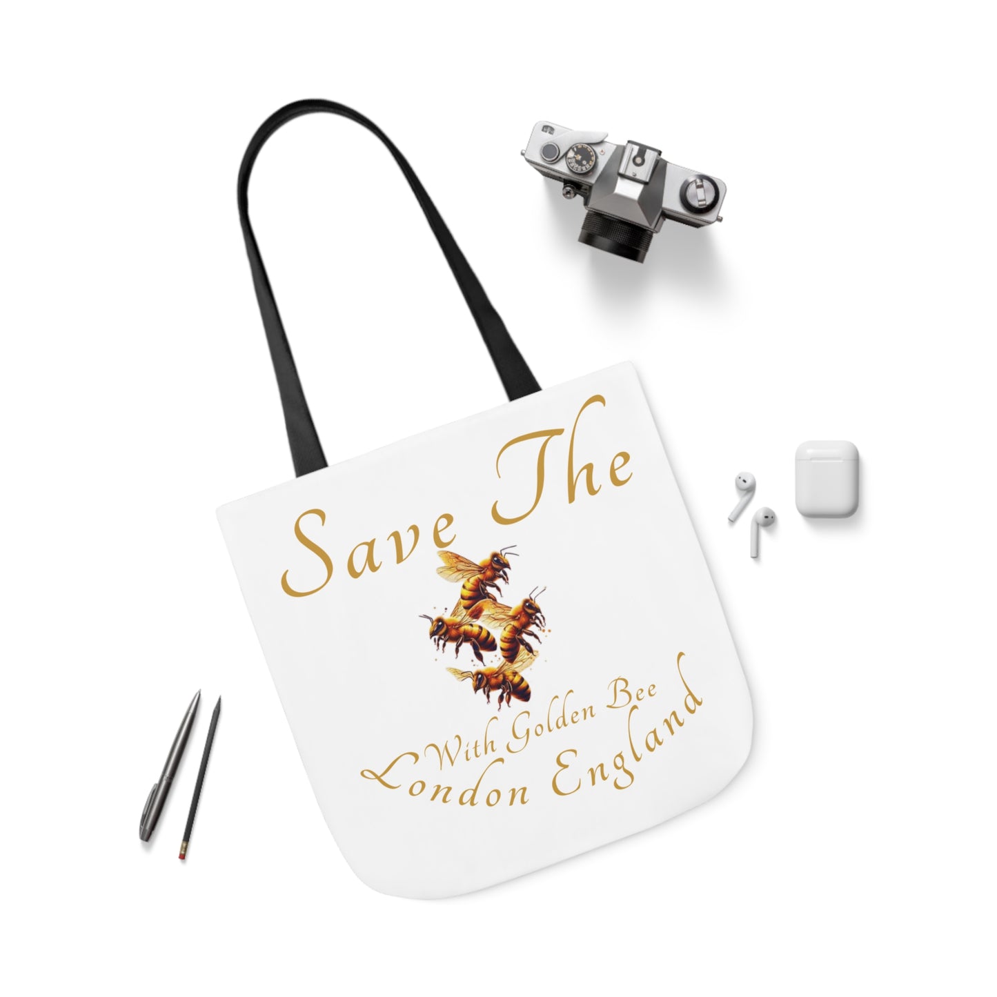 Save The Bees Canvas Tote Bag