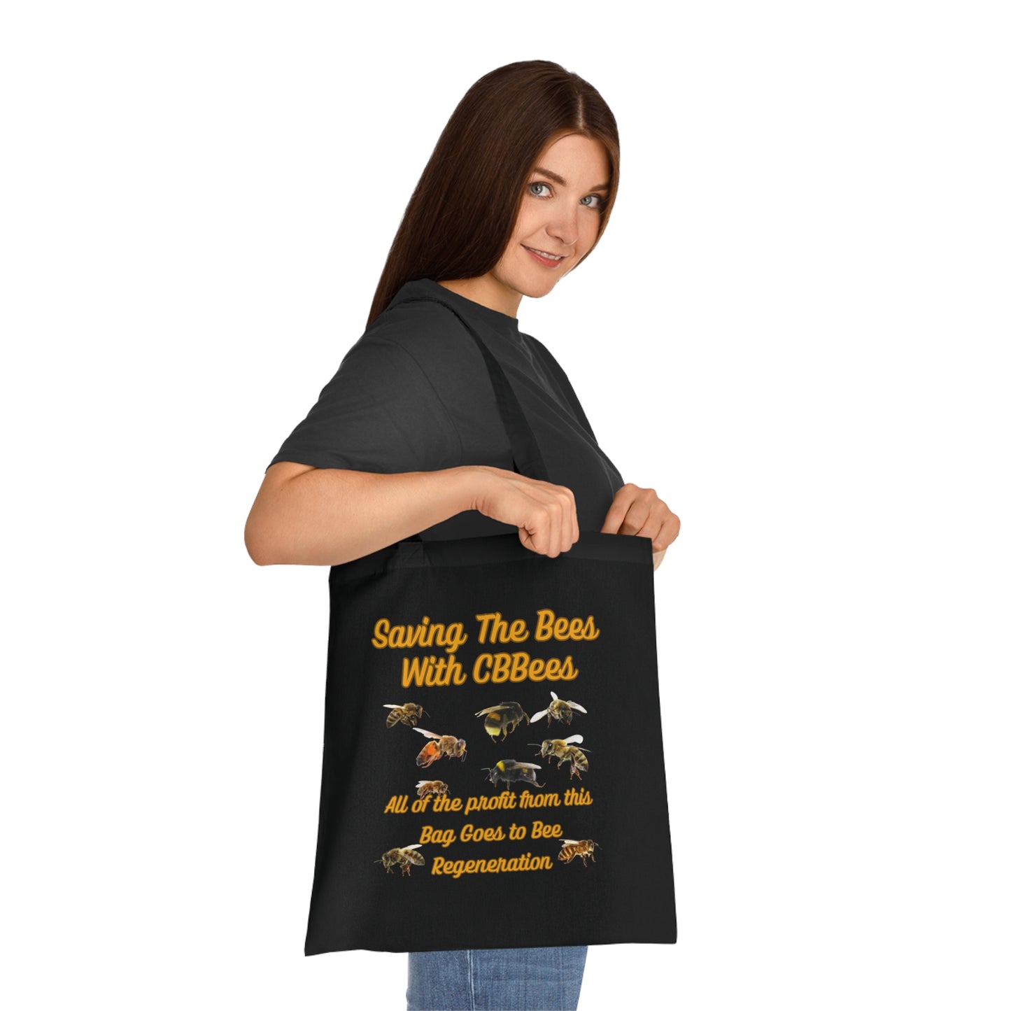 Saving the Bees Cotton Tote for Bee Lovers
