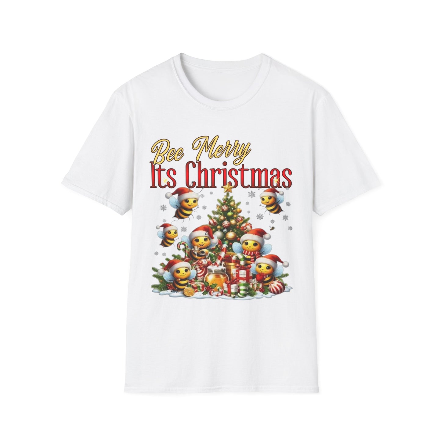 Bee Merry Its Christmas T-Shirt