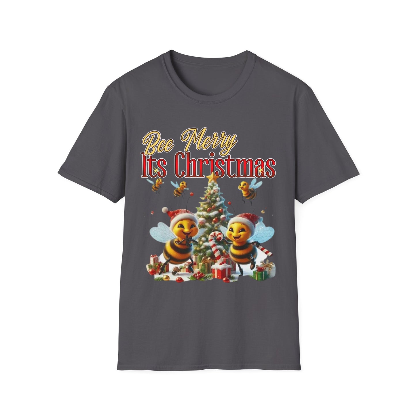 Bee Merry Its Christmas T-Shirt