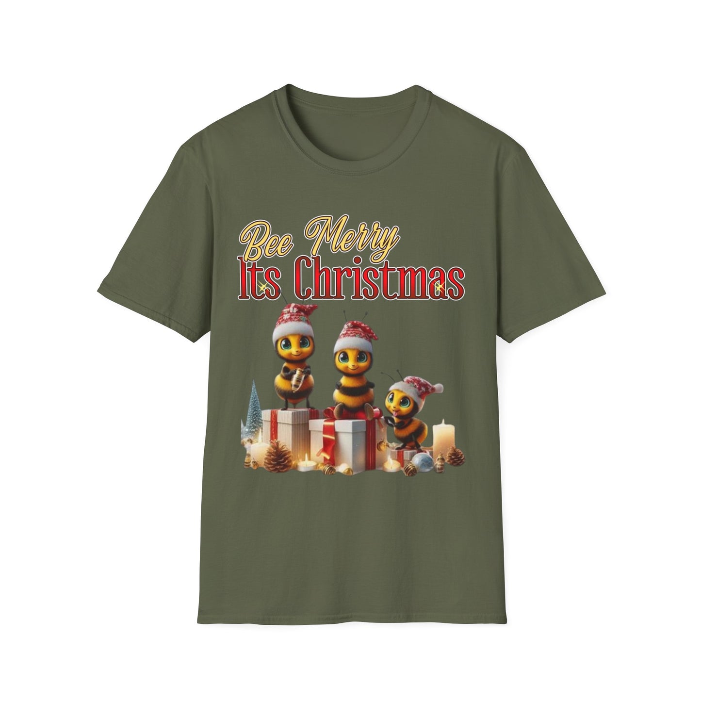 Bee Merry Its Christmas T-Shirt