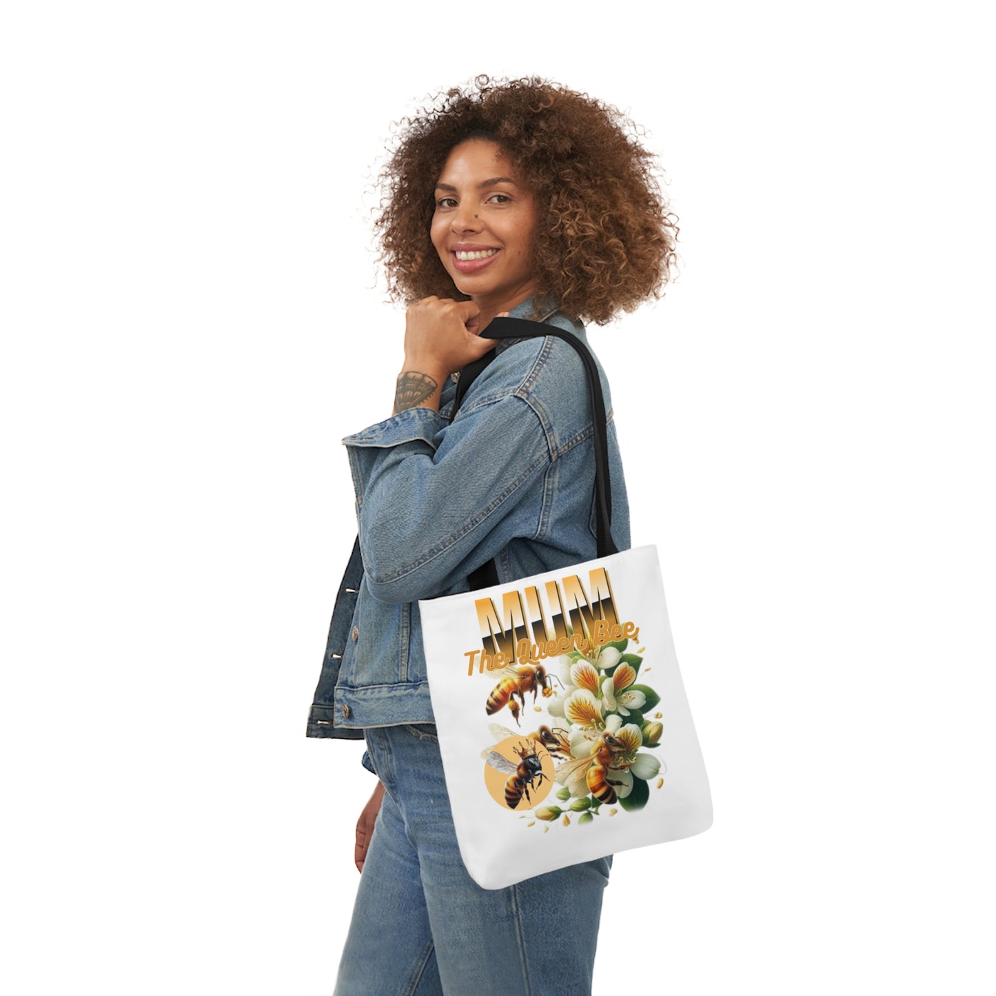 Queen Bee Canvas Tote Bag