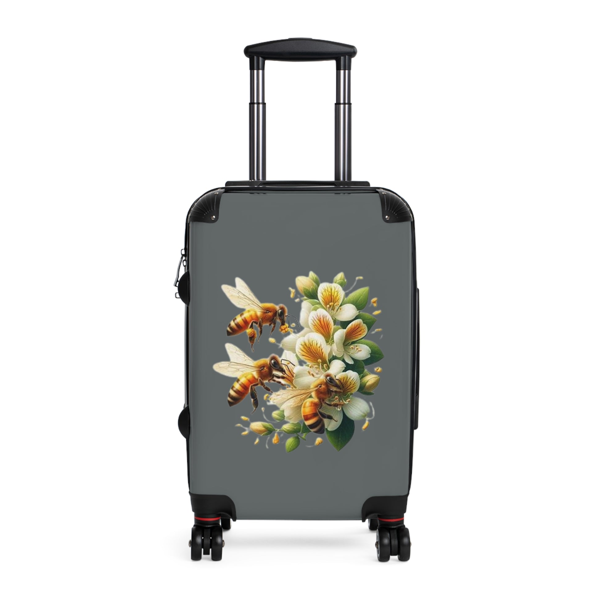 Bee Floral Design Suitcase logo From CBBees.shop The Worlds Best Bee Themed Product Store