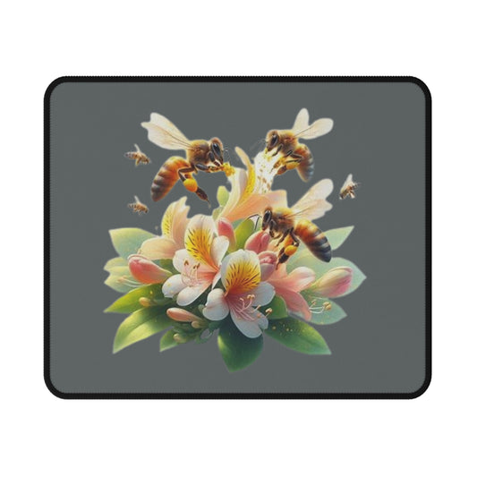 Floral Bee Mouse Pad