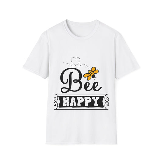 Bee Happy T-Shirt from CBBees.shop the worlds best bee themed product store