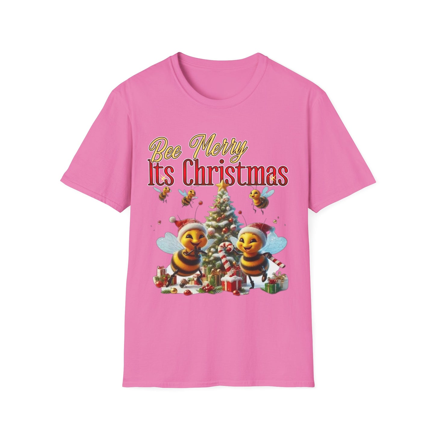 Bee Merry Its Christmas T-Shirt