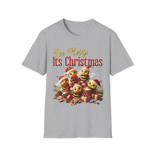 Bee Merry Its Christmas T-Shirt