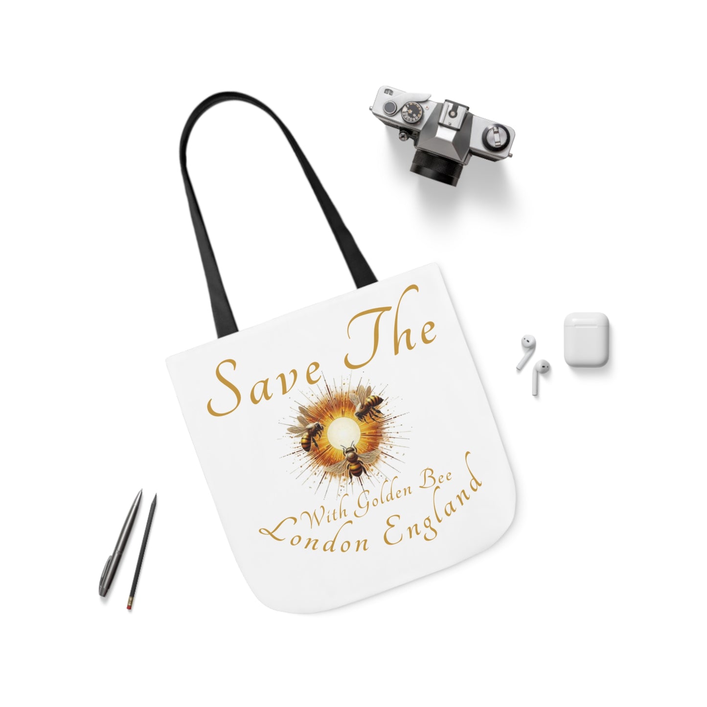 Save The Bees Canvas Tote Bag