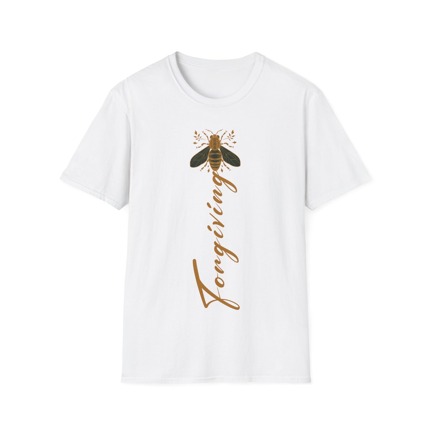 Bee Forgiving T-Shirt logo From CBBees.shop The Worlds Best Bee Themed Product Store