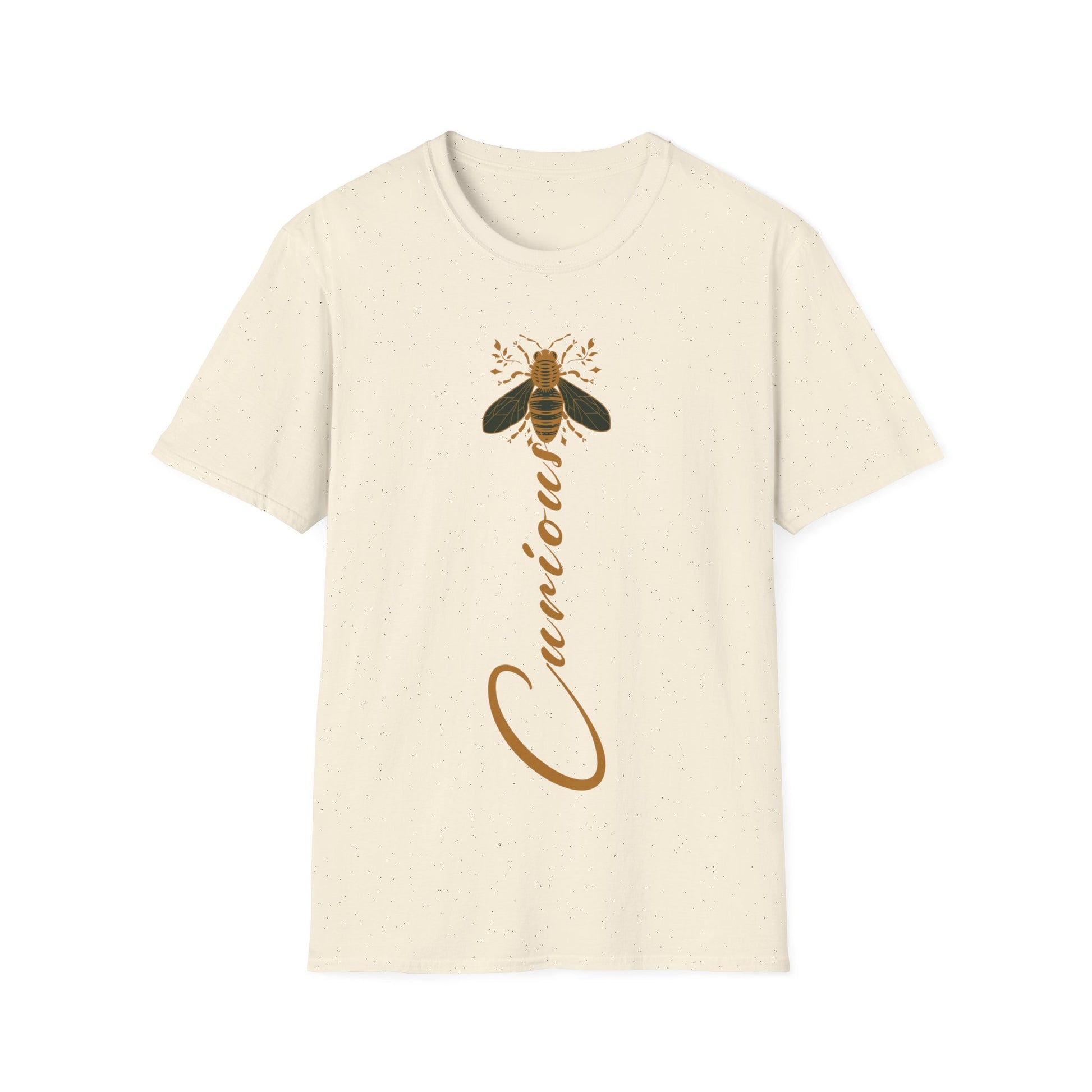 Bee Curious T-Shirt logo From CBBees.shop The Worlds Best Bee Themed Product Store