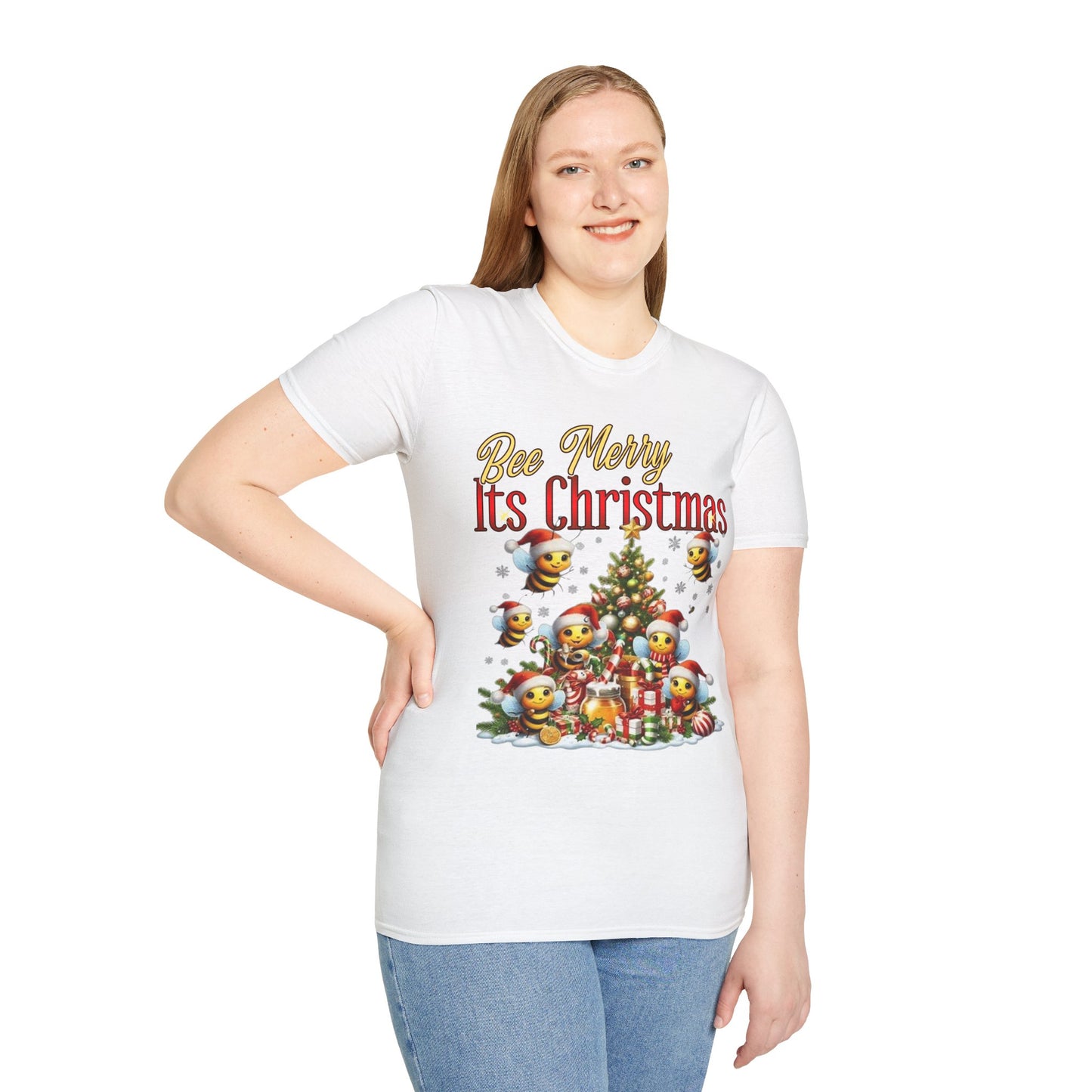 Bee Merry Its Christmas T-Shirt