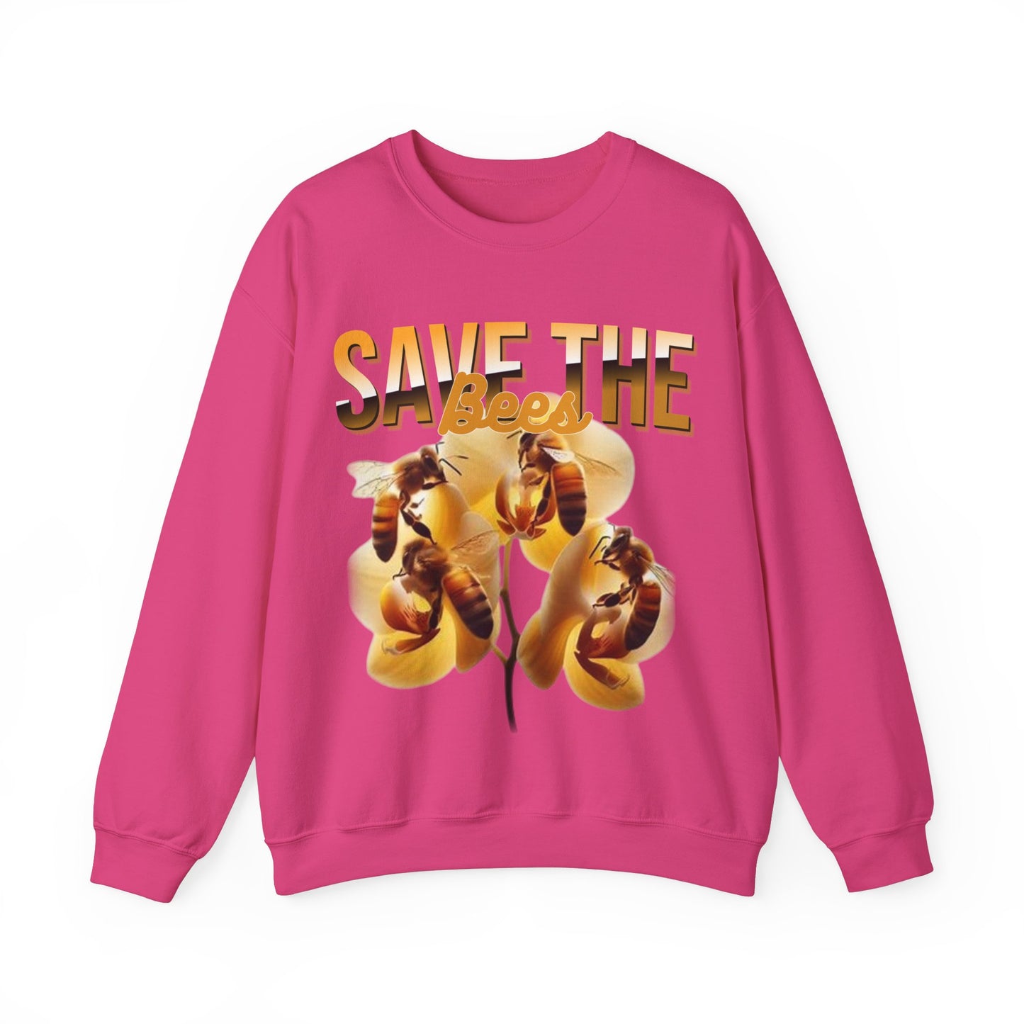 Save The Bees Unisex Crewneck Sweatshirt - Eco-Friendly Fashion