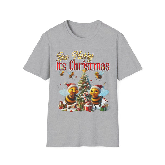 Bee Merry Its Christmas T-Shirt