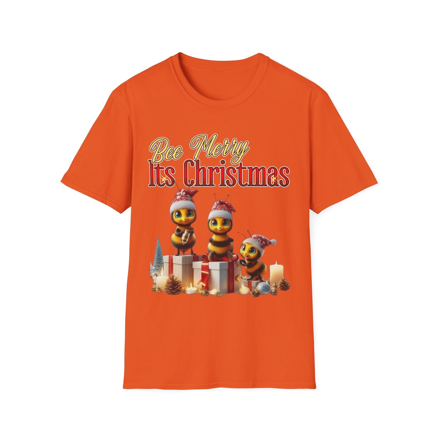 Bee Merry Its Christmas T-Shirt