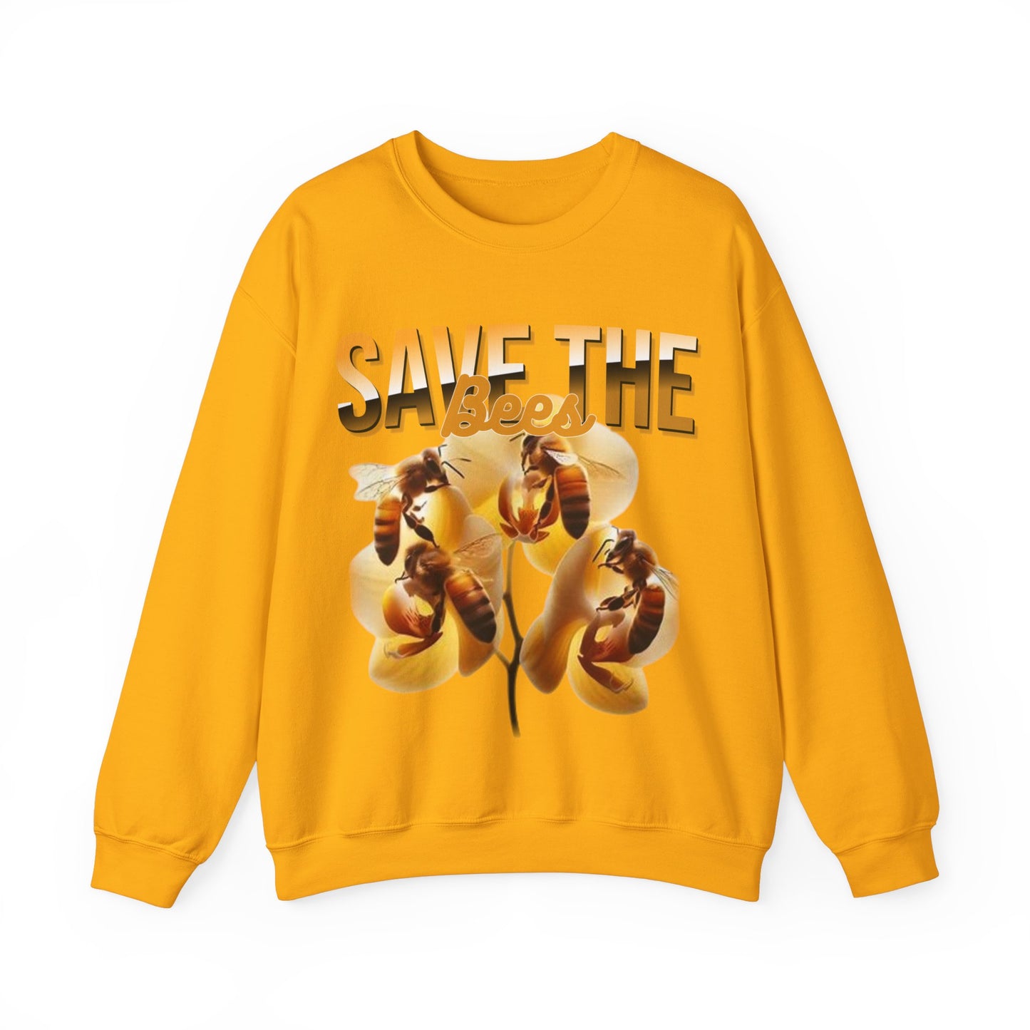 Save The Bees Unisex Crewneck Sweatshirt - Eco-Friendly Fashion