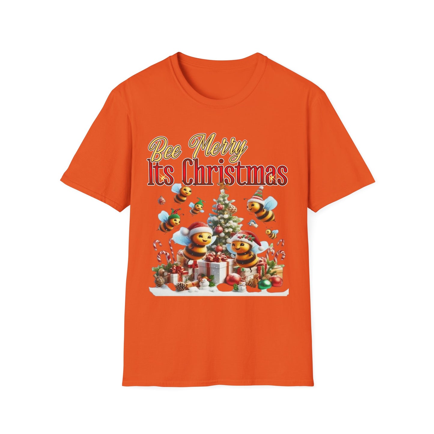 Bee Merry Its Christmas T-Shirt