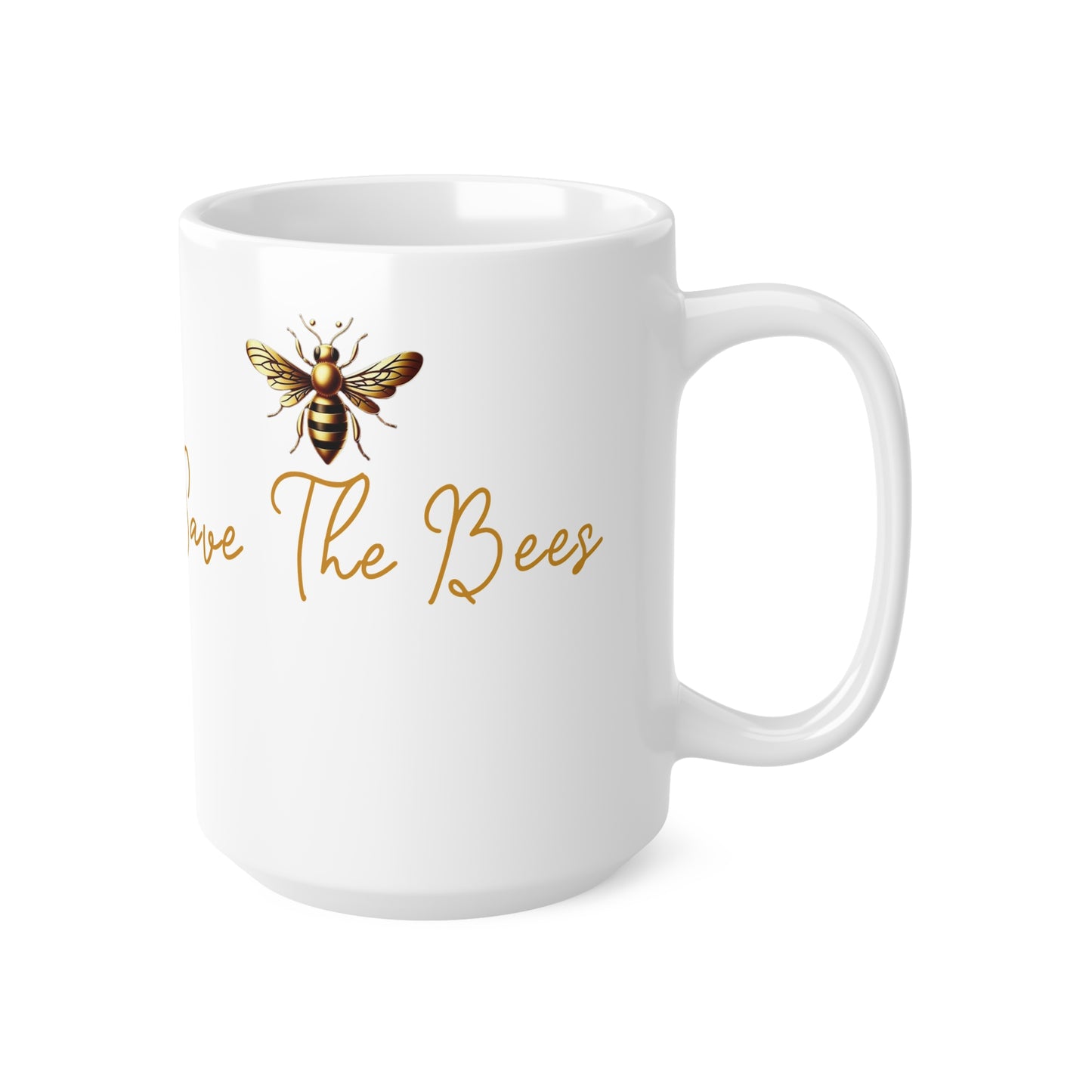 Save The Bees Ceramic Coffee Cups, 11oz, 15oz