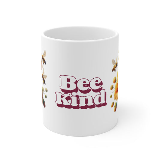 Bee Kind 11oz White Mug