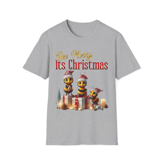 Bee Merry Its Christmas T-Shirt