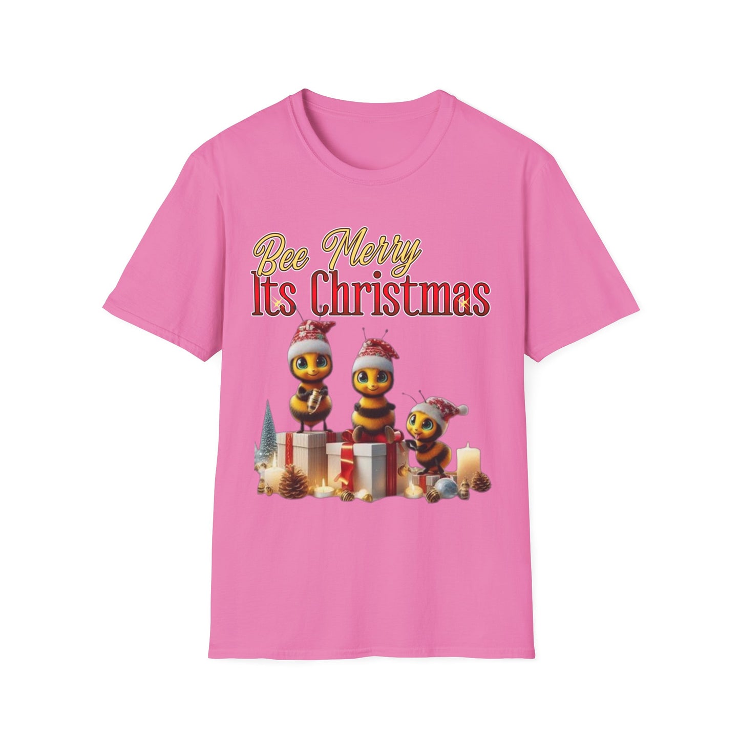 Bee Merry Its Christmas T-Shirt