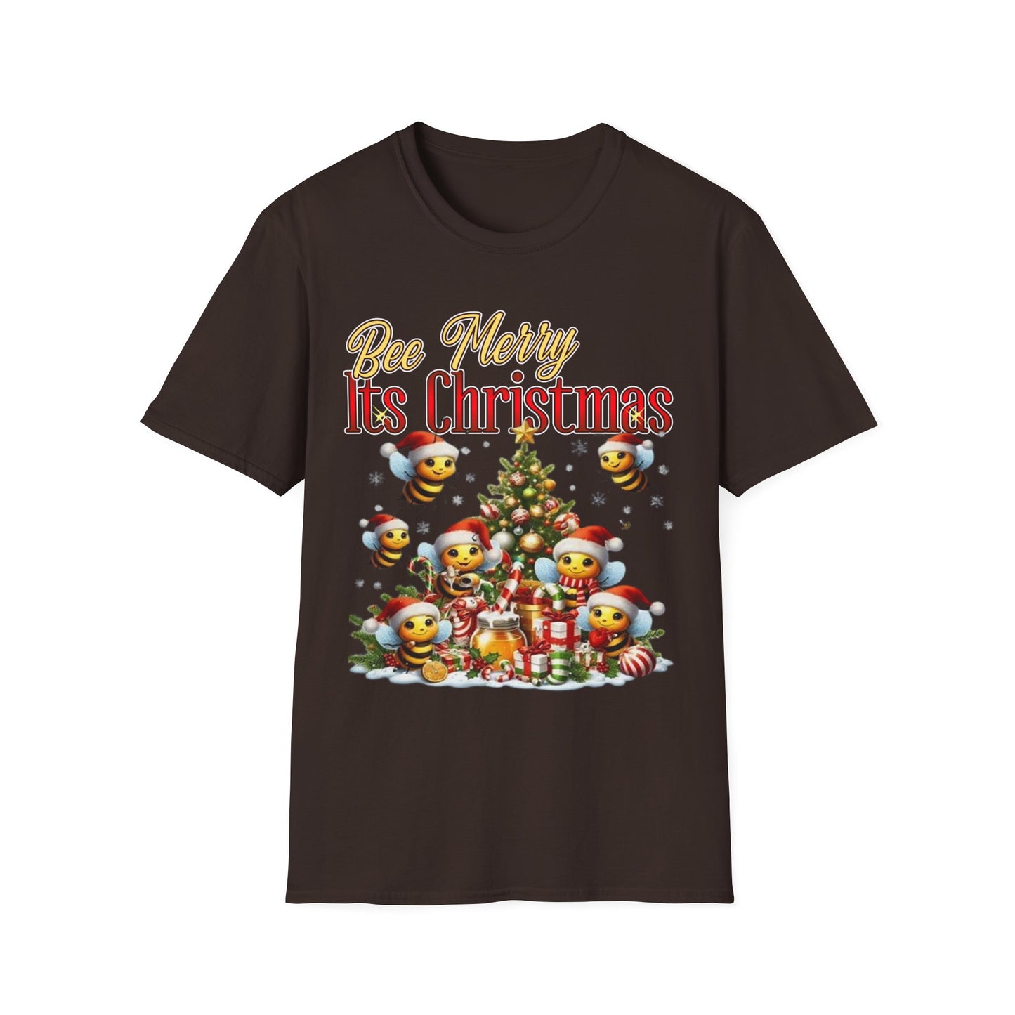 Bee Merry Its Christmas T-Shirt