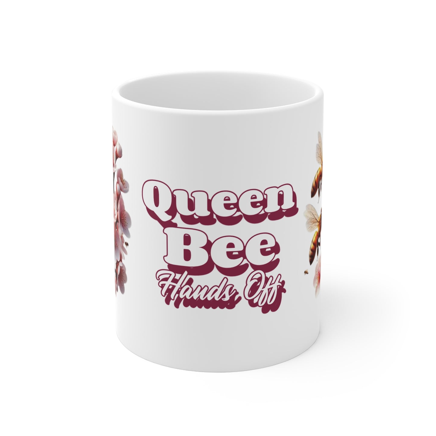 Queen Bee 11oz White Mug