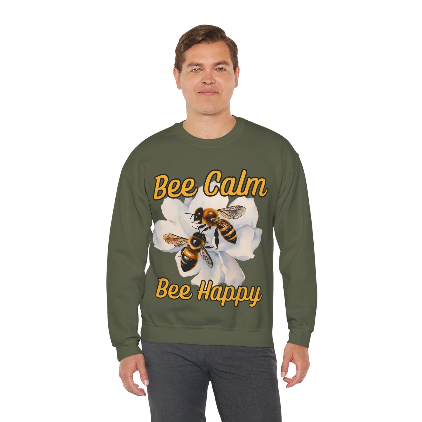 Bee Calm Bee Happy Sweatshirt