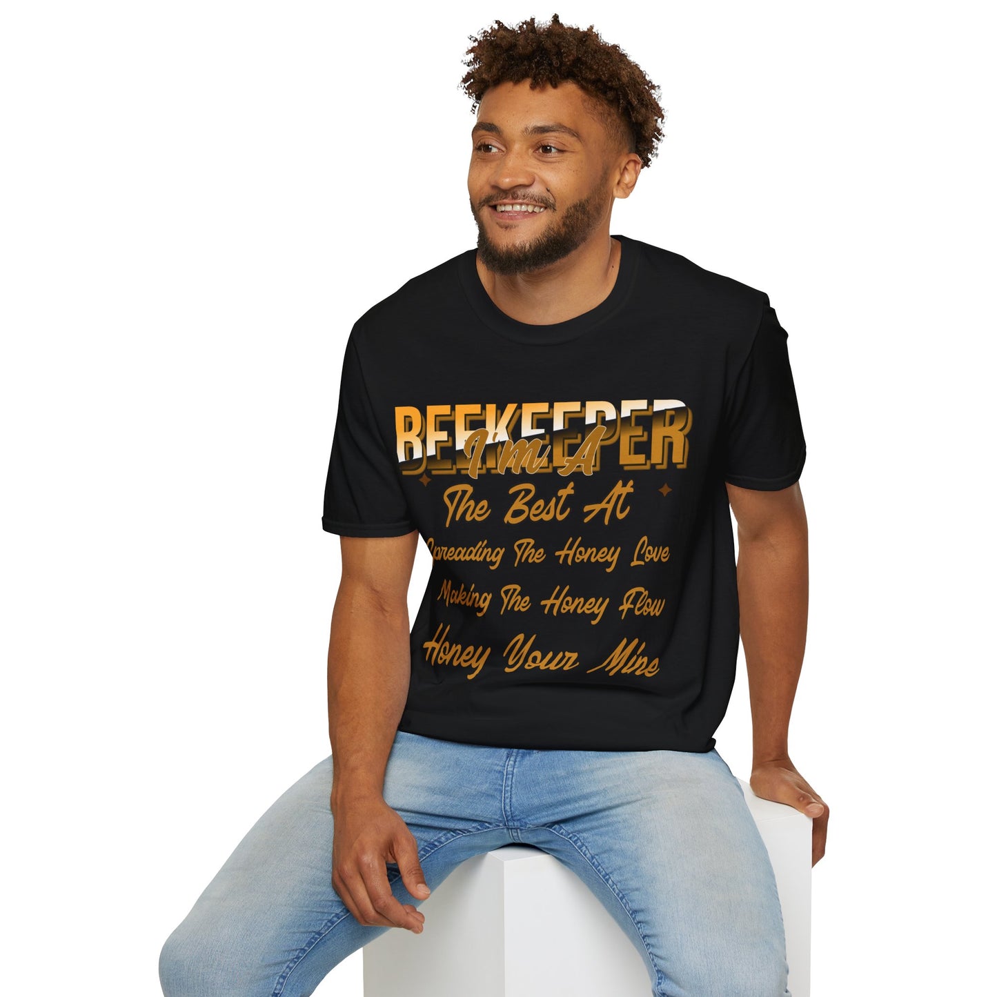 I'm A Beekeeper T-Shirt - Honey Love & Flow Design