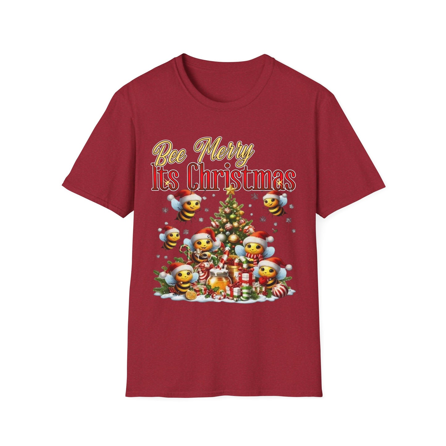 Bee Merry Its Christmas T-Shirt