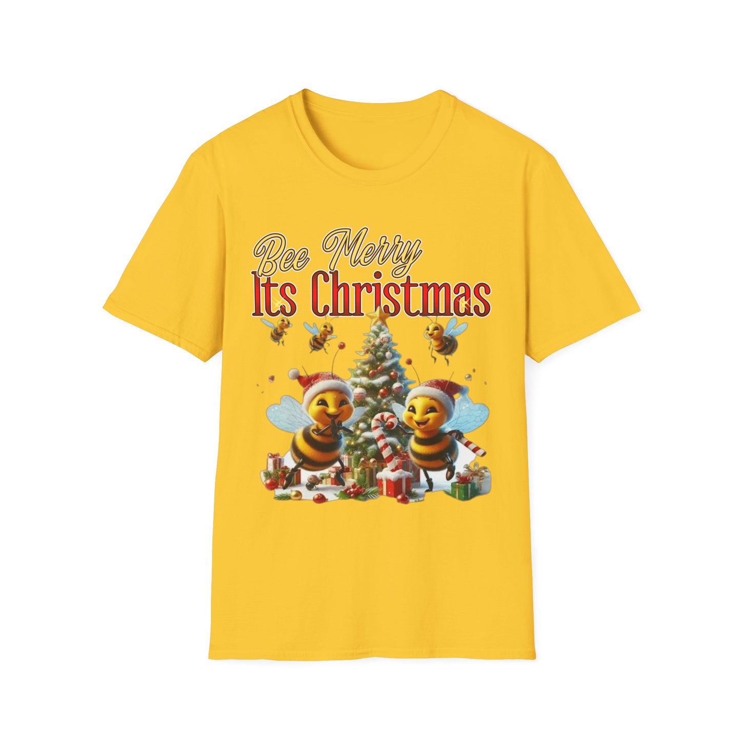 Bee Merry Its Christmas T-Shirt