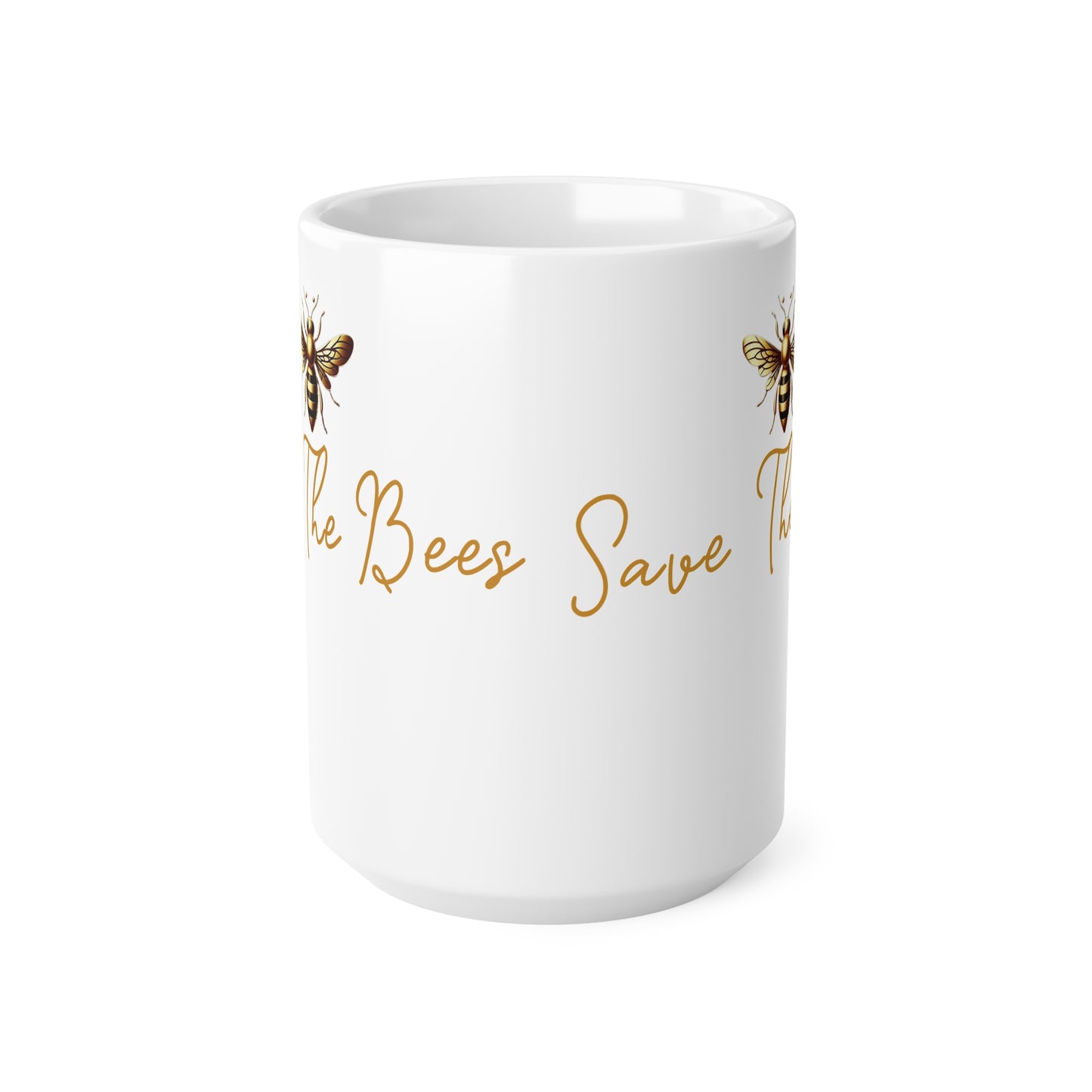 Save The Bees Ceramic Coffee Cups, 11oz, 15oz