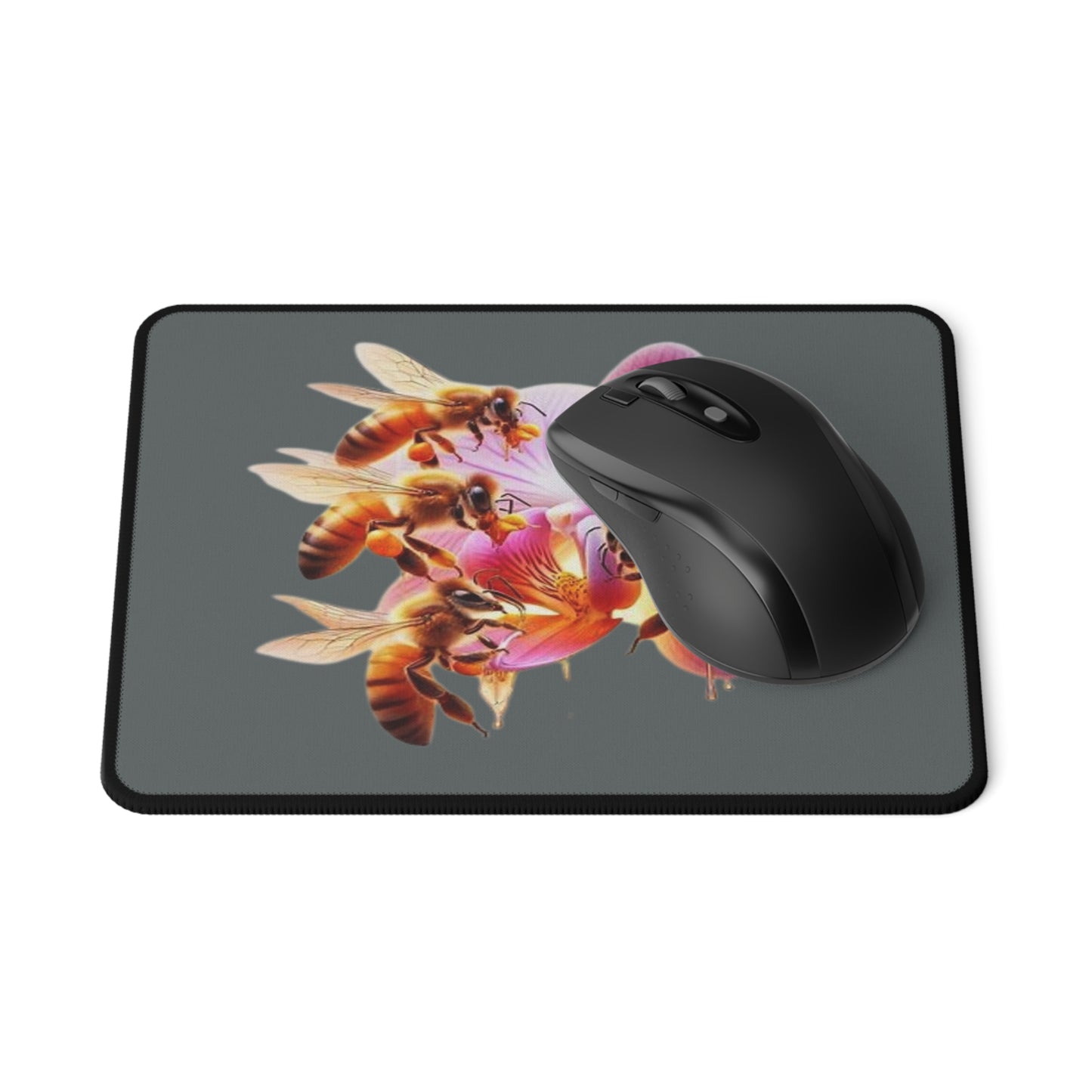 Floral Bee Mouse Pad