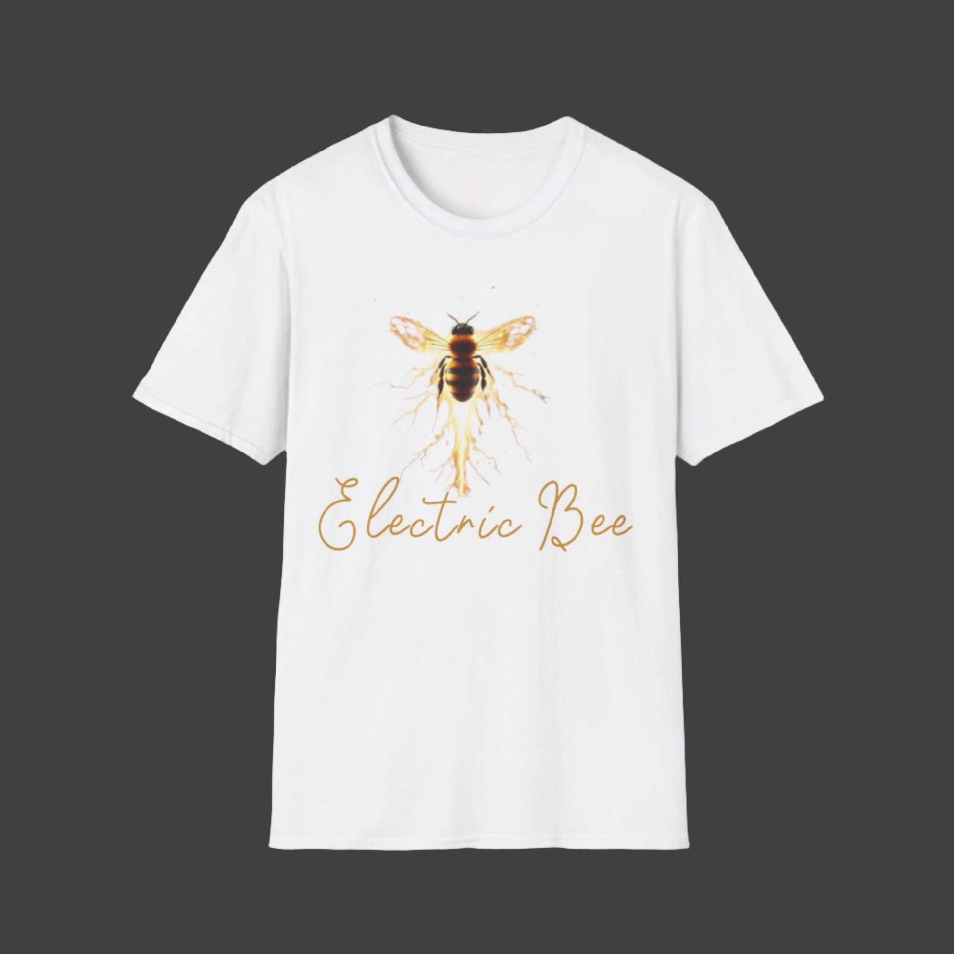 Electric Bee T Shirt from CBBees.shop the worlds best bee themed product store