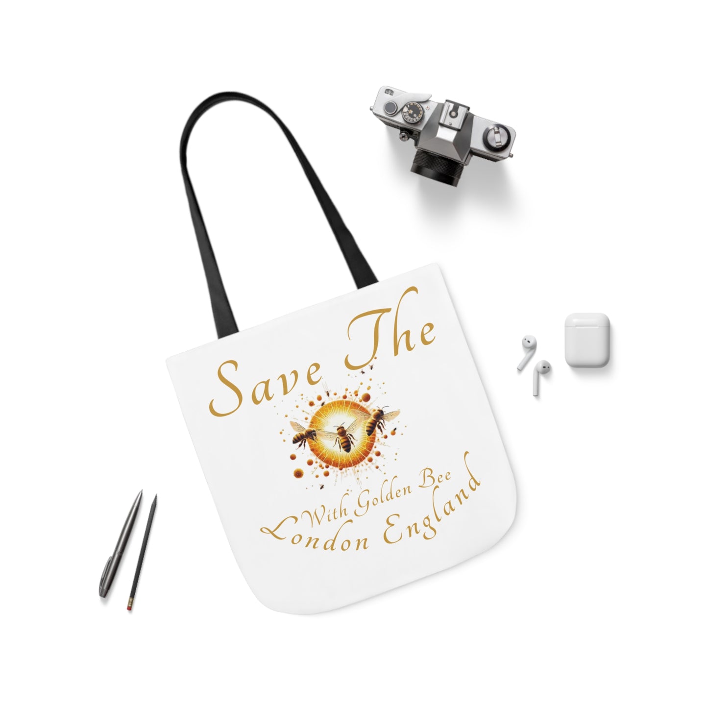 Save The Bees Canvas Tote Bag