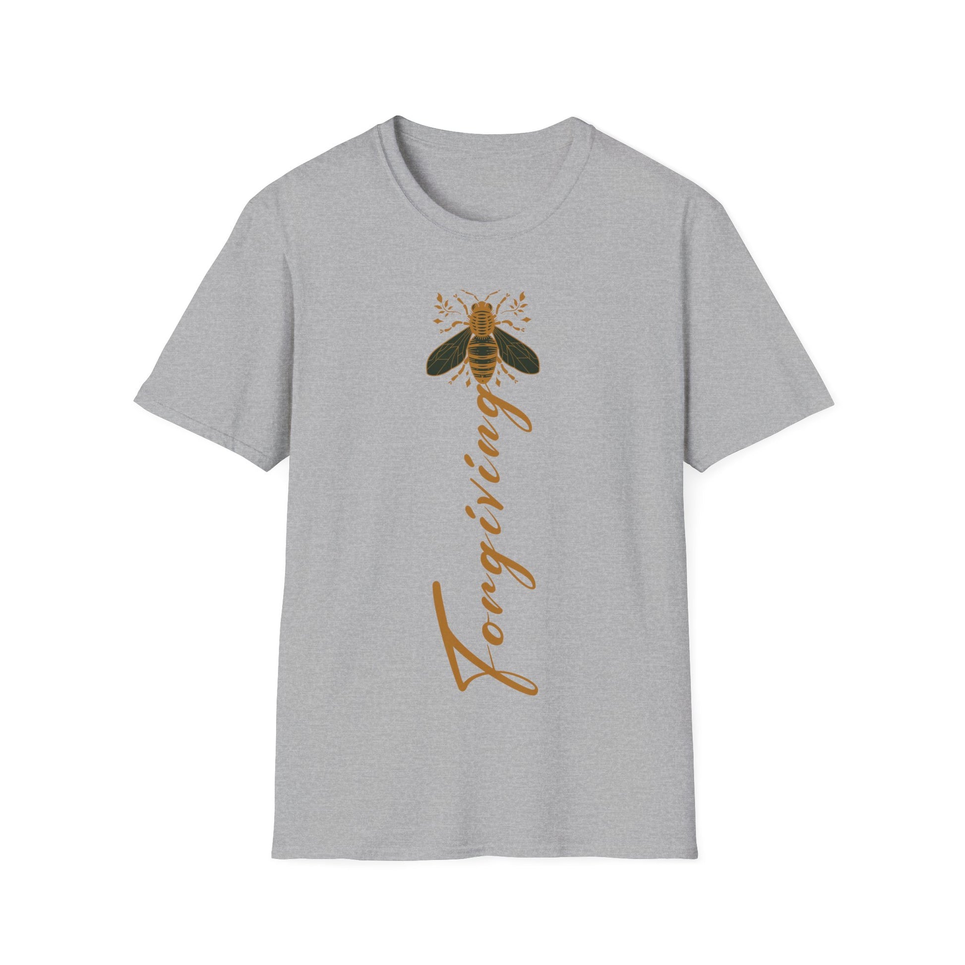 Bee Forgiving T-Shirt logo From CBBees.shop The Worlds Best Bee Themed Product Store